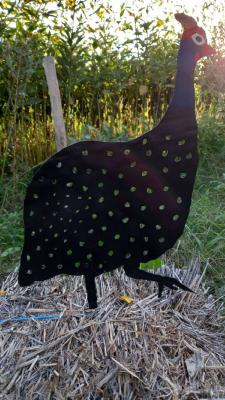 Silhouette Pintade de Numidie (modèle2)