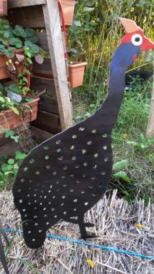Silhouette Pintade de Numidie (modèle1)